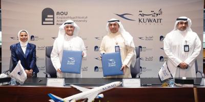Kuwait Airways, Arab Open University Partner to Boost Education and Aviation Cooperation